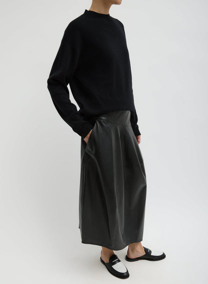 Leather Asymmetrical Balloon Skirt | Tibi Top Pick