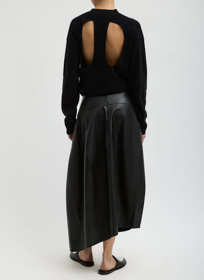 Leather Asymmetrical Balloon Skirt | Tibi Top Pick
