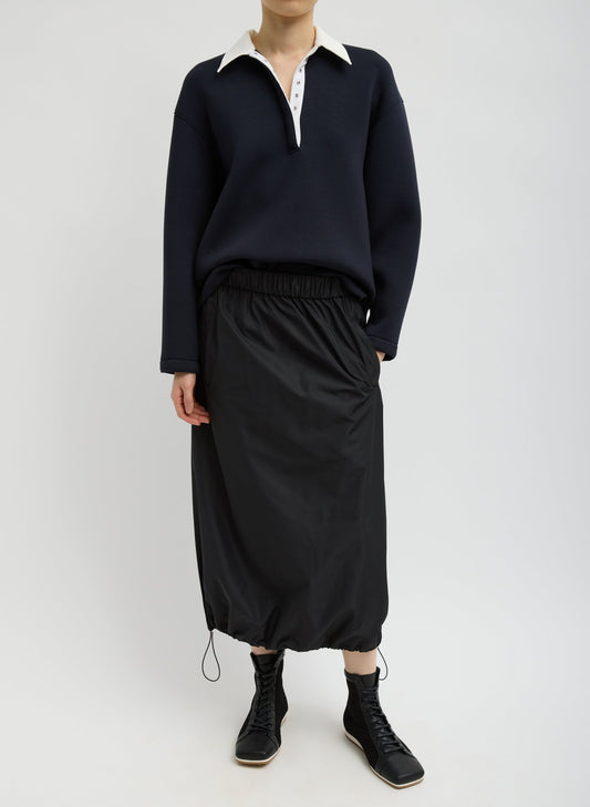 Italian Sporty Nylon Midi Anorak Skirt | Tibi Customer Favorite