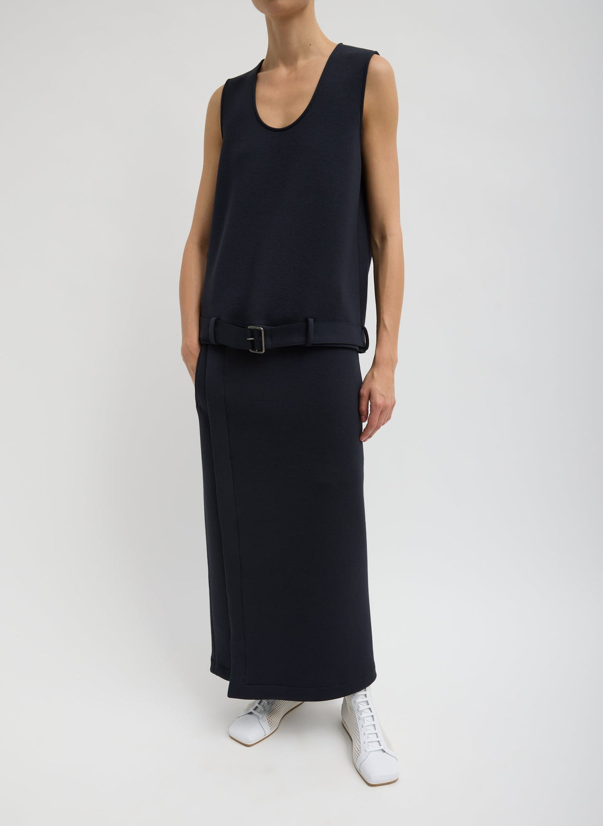 Bonded Viscose Maxi Wrap Skirt | Tibi Deals