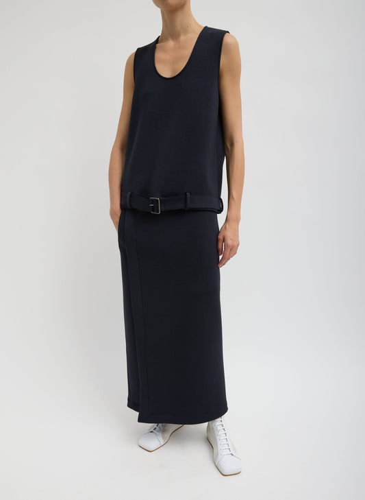 Bonded Viscose Maxi Wrap Skirt | Tibi Deals
