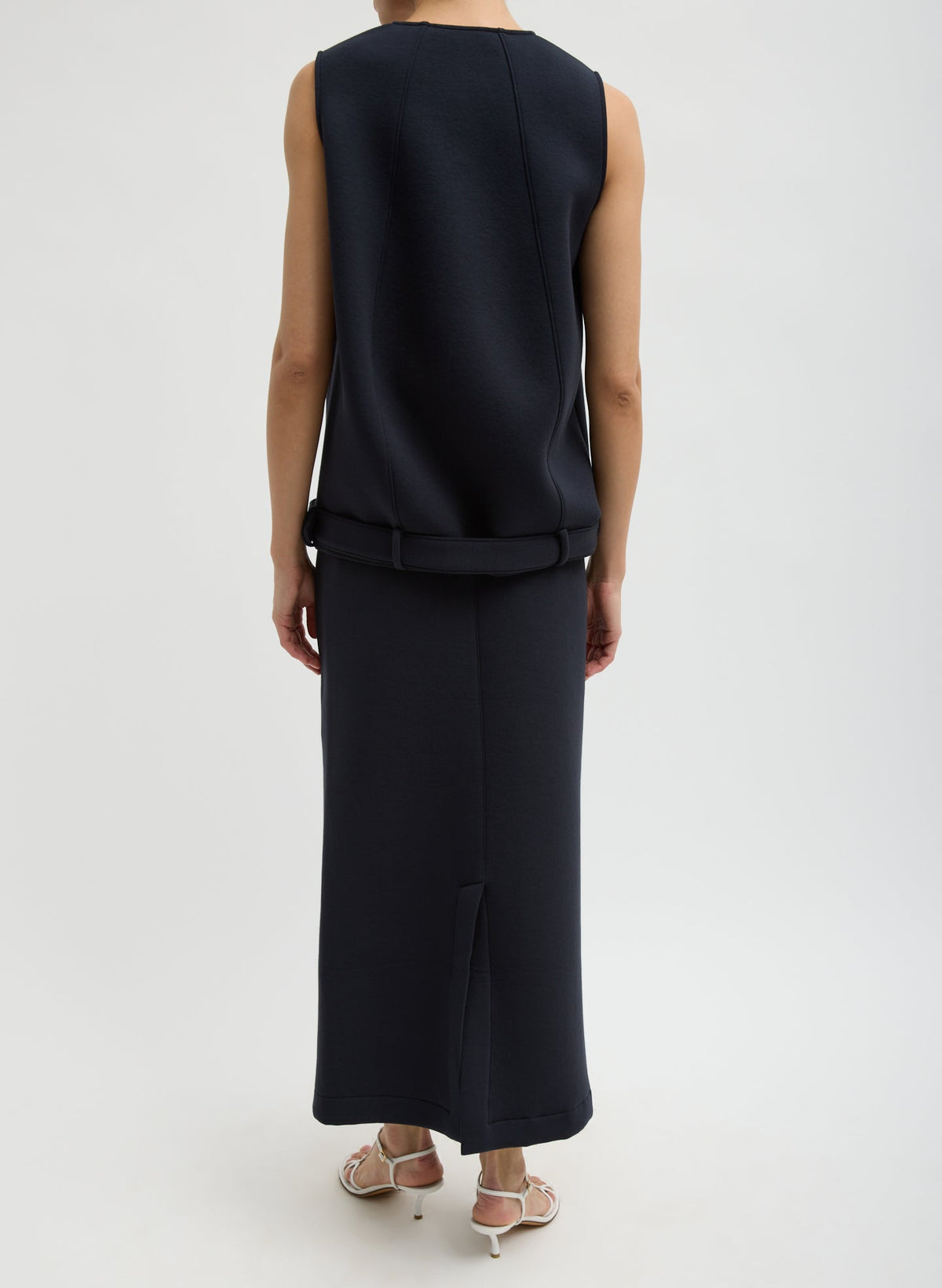 Bonded Viscose Maxi Wrap Skirt | Tibi Deals