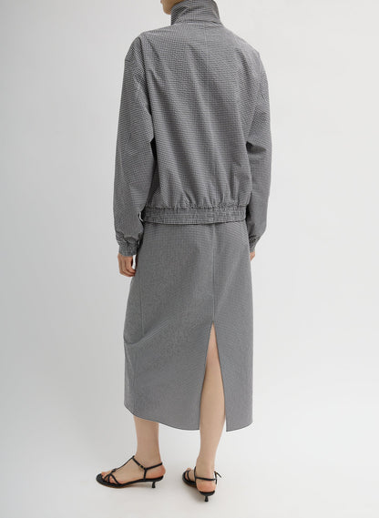 Tech Gingham Slip Skirt | Tibi Signature