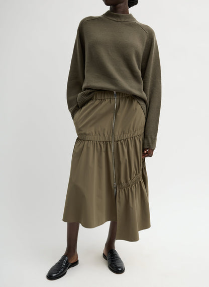 Tech Suiting Asymmetrical Skirt | Tibi Special Offer