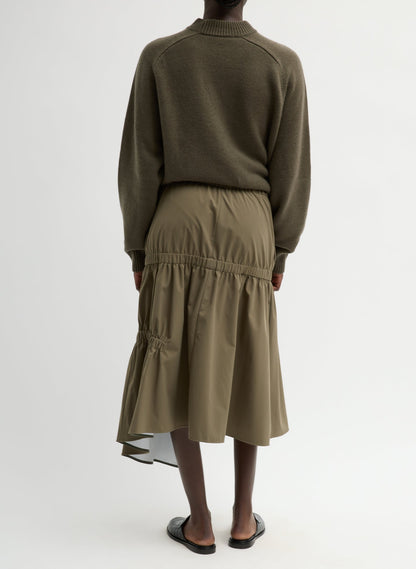 Tech Suiting Asymmetrical Skirt | Tibi Special Offer