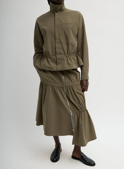 Tech Suiting Asymmetrical Skirt | Tibi Special Offer