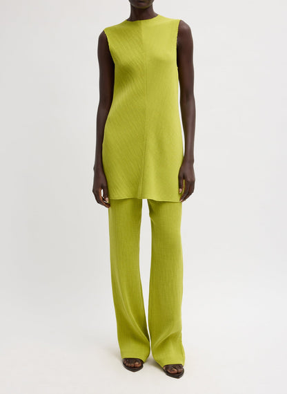 Viscose Plisse Corbit Pant | Tibi Quality