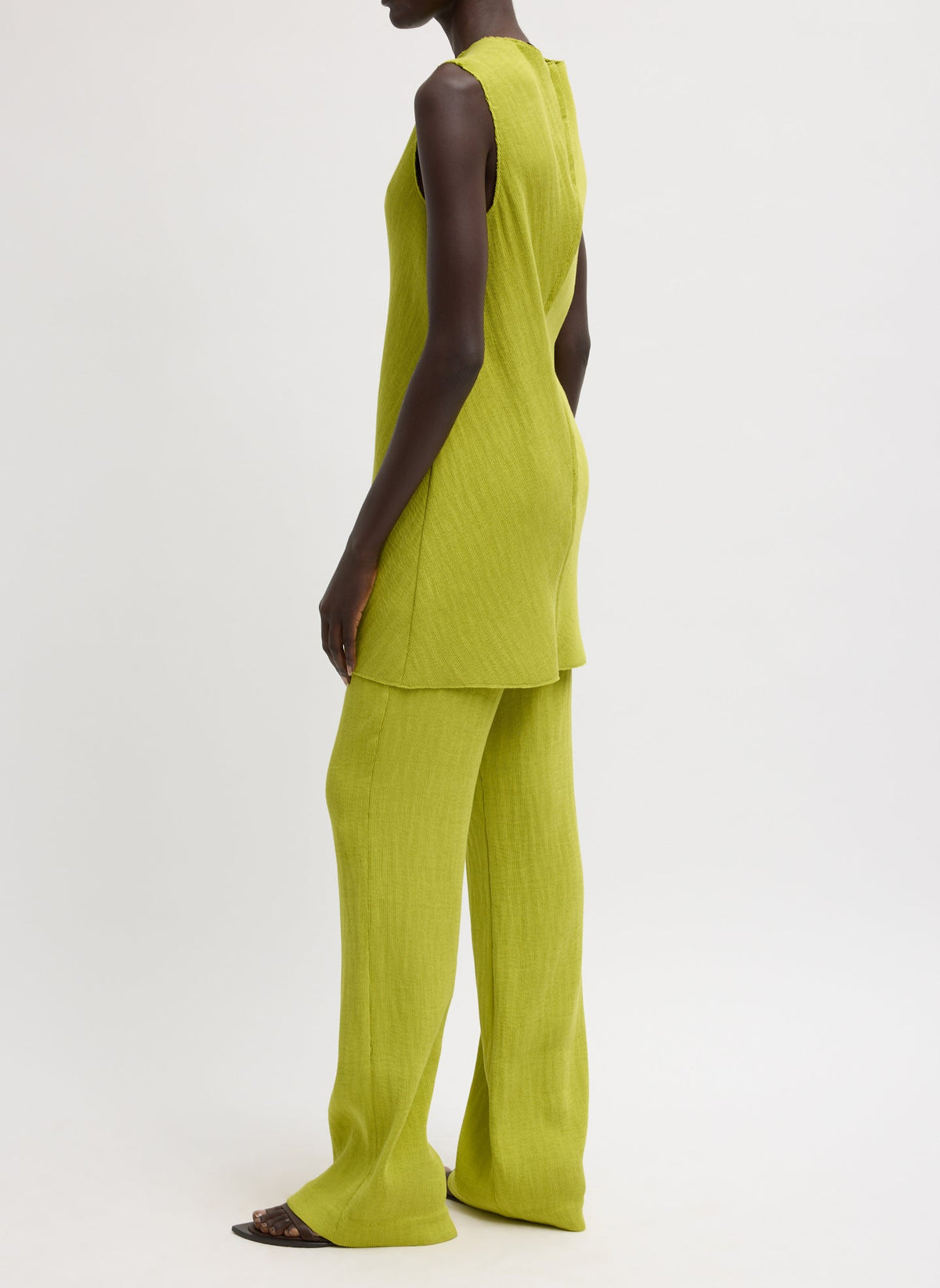Viscose Plisse Corbit Pant | Tibi Quality