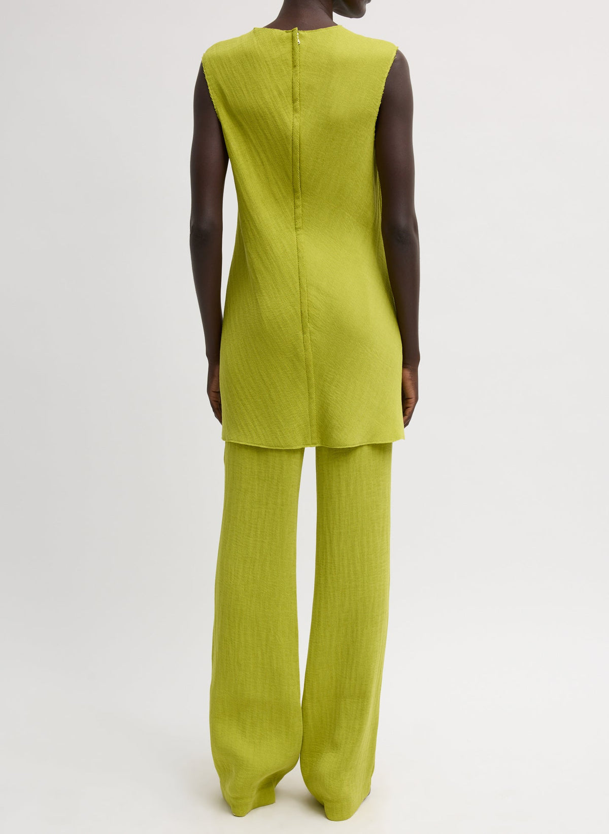 Viscose Plisse Corbit Pant | Tibi Quality