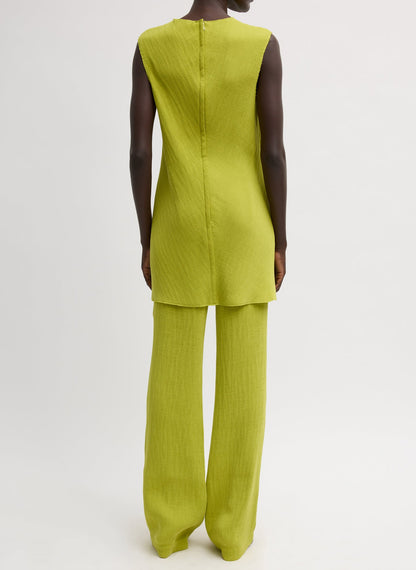 Viscose Plisse Corbit Pant | Tibi Quality