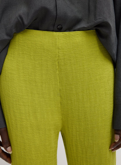 Viscose Plisse Corbit Pant | Tibi Quality