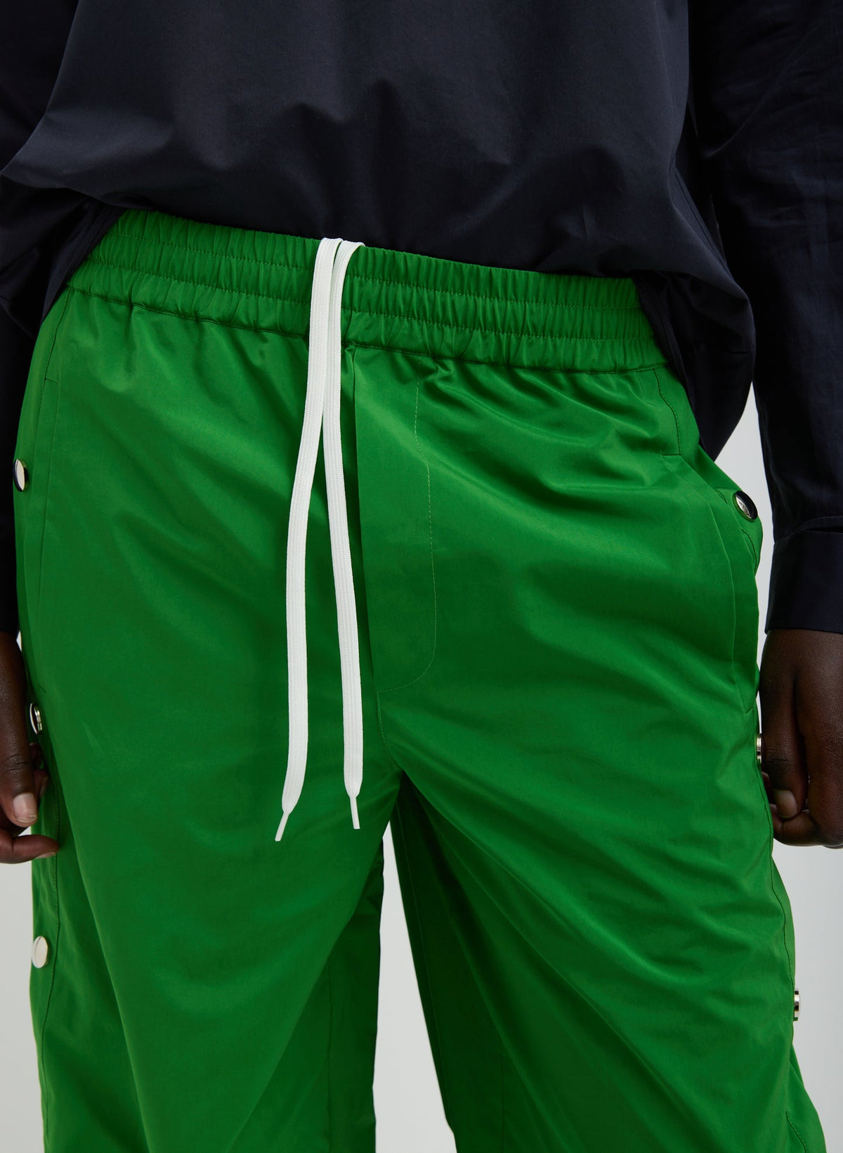Nylon Snap Pull On Jogger | Tibi Signature