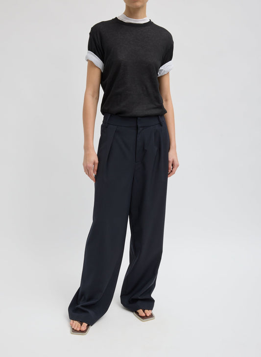 Tropical Wool Stella Pant | Tibi Premium