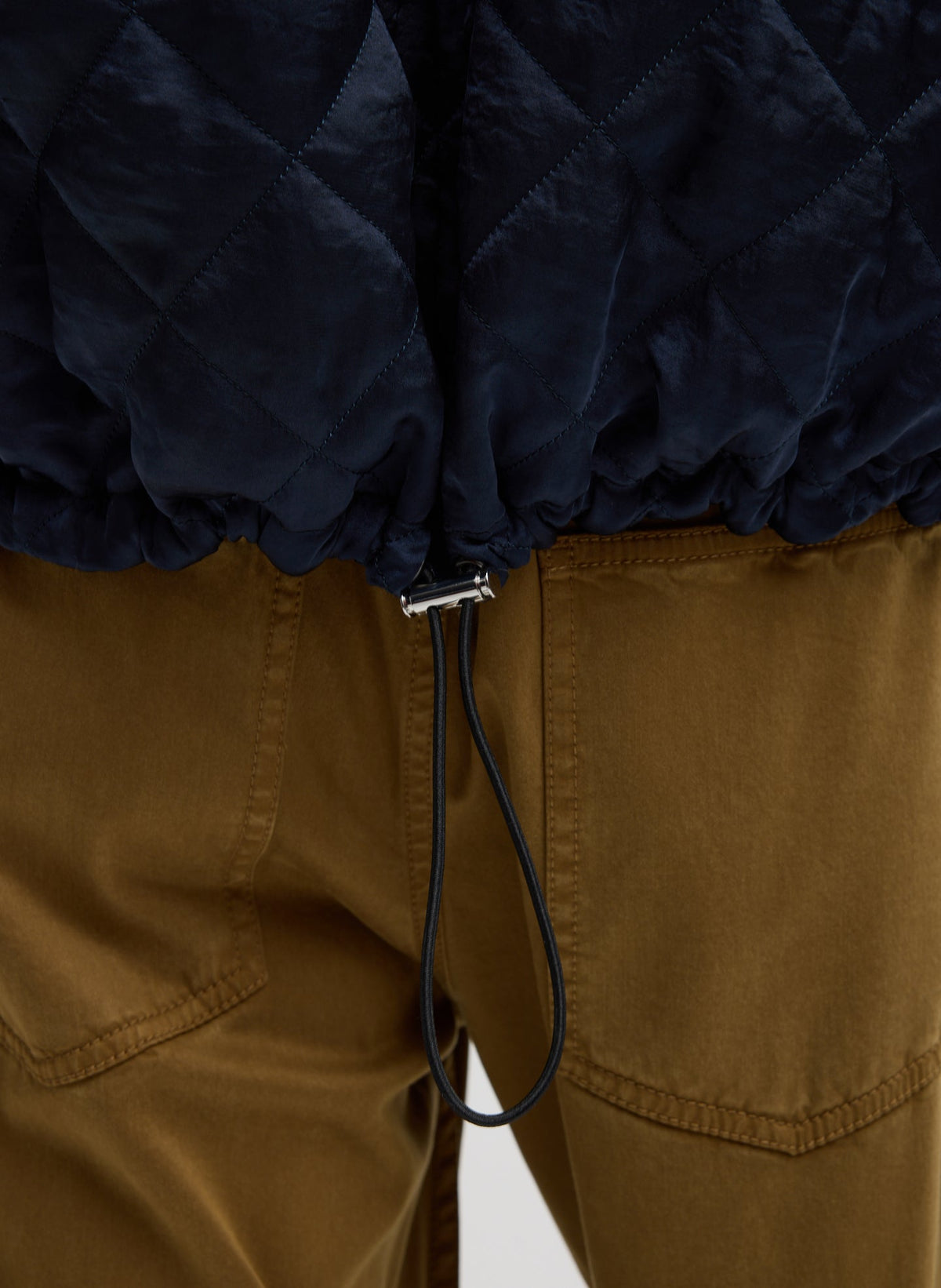 Garment Dyed Stretch Twill Tuck Pant | Tibi Latest