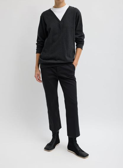 Compact Tech Knit Cropped Bootcut Pant | Tibi Value